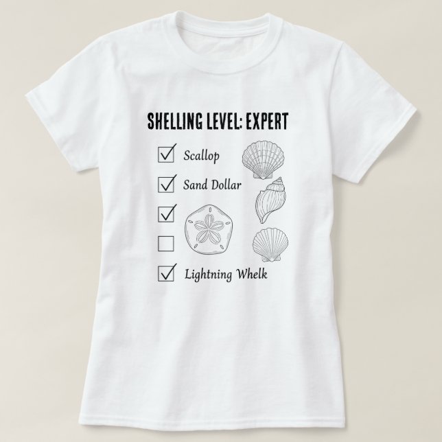 Shelling Level: Expert Shelling T-Shirt (Design framsida)