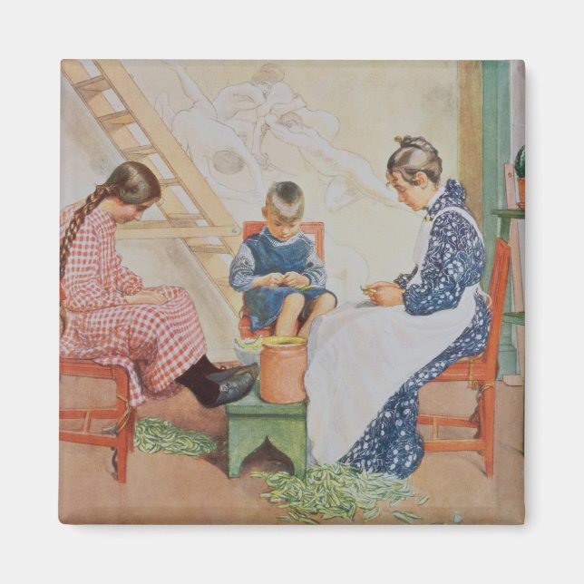 Shelling Peas, pub. in 'Lasst Licht Hinin'(`Let in Magnet (Framsidan)