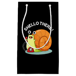 Shello Där Funny Snigel Hej Pun Mörk BG