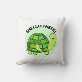 Shello Där Funny Tortoise Pun Kudde