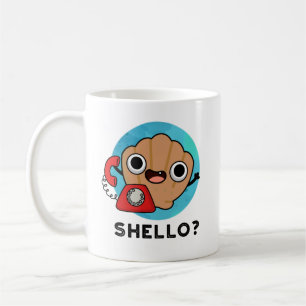Shello Funny Sea Snäcka Pun Kaffemugg