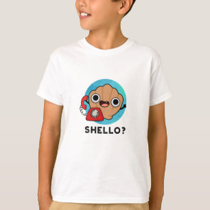 Shello Funny Sea Snäcka Pun T Shirt
