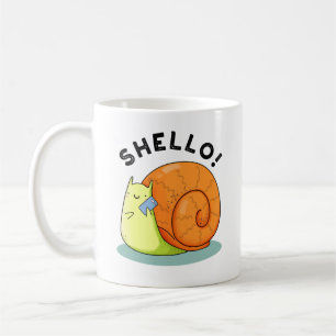Shello Funny Snigel Cellphone Pun Kaffemugg