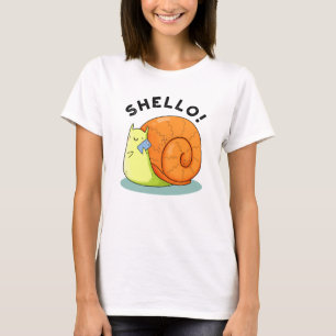 Shello Funny Snigel Cellphone Pun T Shirt