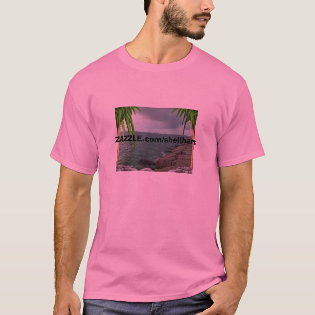 shellspima11173537-0001 ZAZZLE.com/shellhart T-shirt (Framsida)