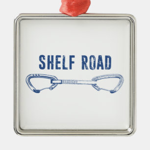 Shelof Road klättning Quickdraw Julgransprydnad Metall
