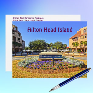 Shelter Cove Harbour & Marina Hilton Head Island Vykort