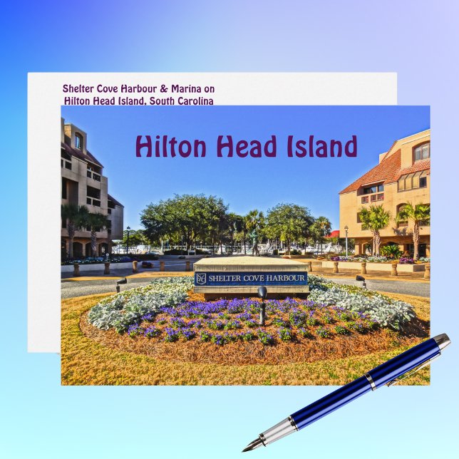 Shelter Cove Harbour & Marina Hilton Head Island Vykort (Skapare uppladdad)
