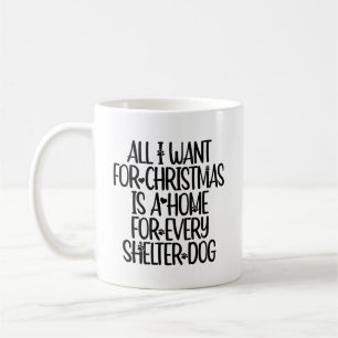 Shelter Hund jul Mugg