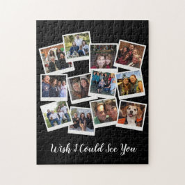 Shelter in Ställe Photo Collage Modern Coronavirus Pussel