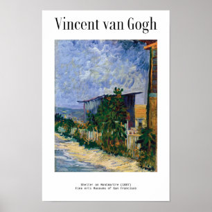 Shelter on Montmartre (1887) av Van Gogh Poster