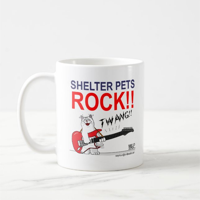 Shelter Pets Sten! Kaffemugg (Vänster)