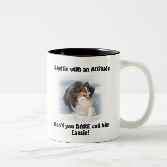 Sheltie Attitude Mugg (Höger)