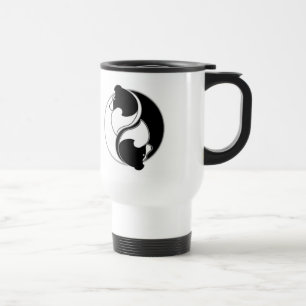 Sheltie balanserar travel mug resemugg