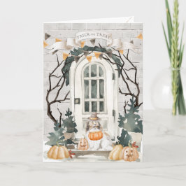 Sheltie Bus eller godis Halloween Kort
