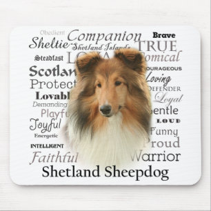 Sheltie drag Mousepad Musmatta