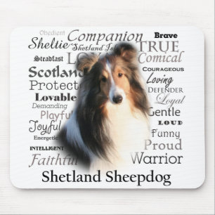 Sheltie drag Mousepad Musmatta