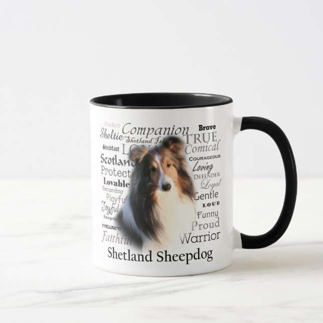 Sheltie dragmugg mugg (Höger)