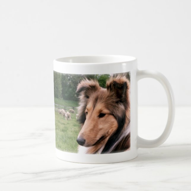 Sheltie & fårmugg kaffemugg (Höger)