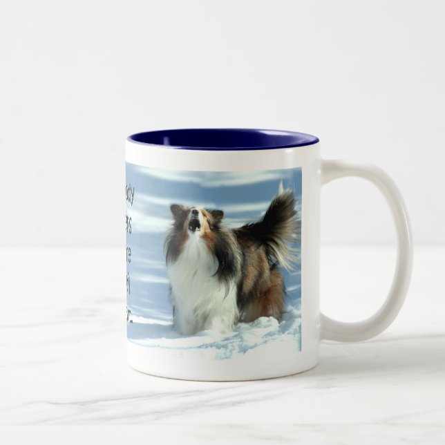 Sheltie Fart Mugg (Höger)