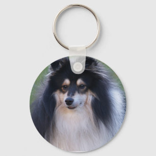 Sheltie foto Keychain Nyckelring
