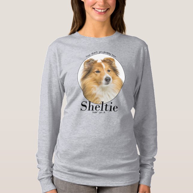 Sheltie Hair T Shirt (Framsida)