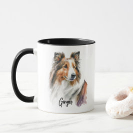 Sheltie Hund aveln Personlig Mugg