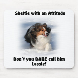 Sheltie inställning Mousepad Musmatta