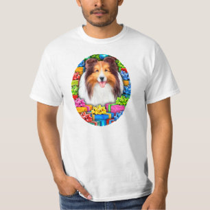 Sheltie jul Open Gifts Sable Tee