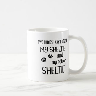 Sheltie kan inte bestå Sheltie Mamma Sheltie Kaffemugg
