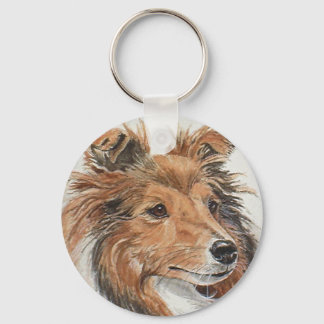 Sheltie Keychain Nyckelring