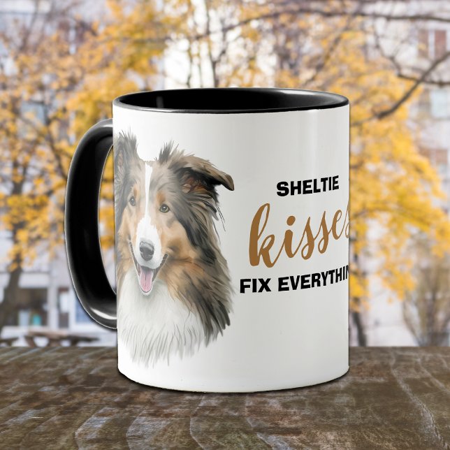 Sheltie Kisses fixa allt Mugg (Skapare uppladdad)