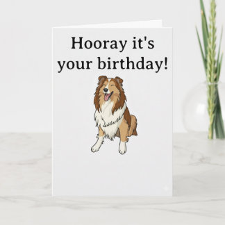 Sheltie leende kort