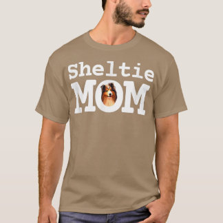 Sheltie Mamma Cute Shetland Sheepdog T Shirt