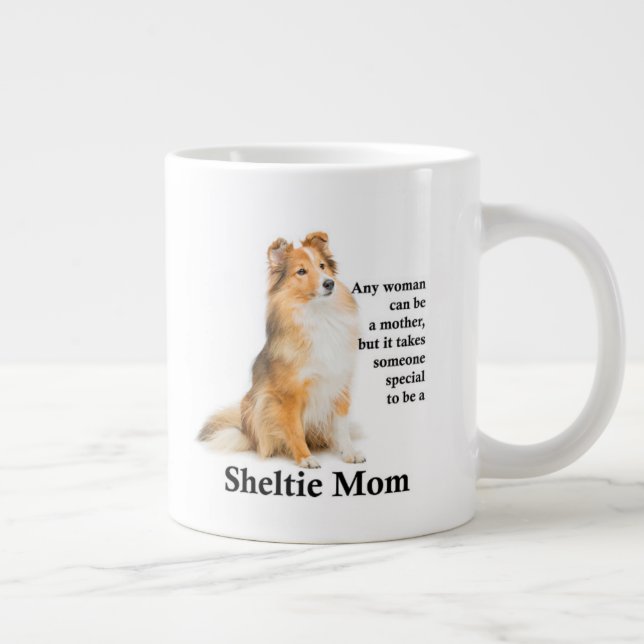 Sheltie Mamma Jumbo Mugg (Höger)