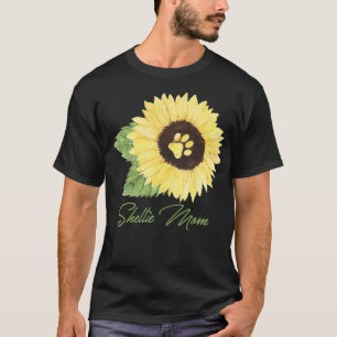 Sheltie Mamma Shetland Sheepdog Mamma Hund älskare T Shirt