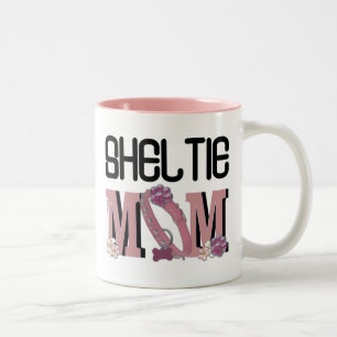 Sheltie MAMMA Två-Tonad Mugg