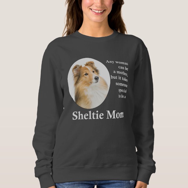Sheltie mammatröja tee (Framsida)
