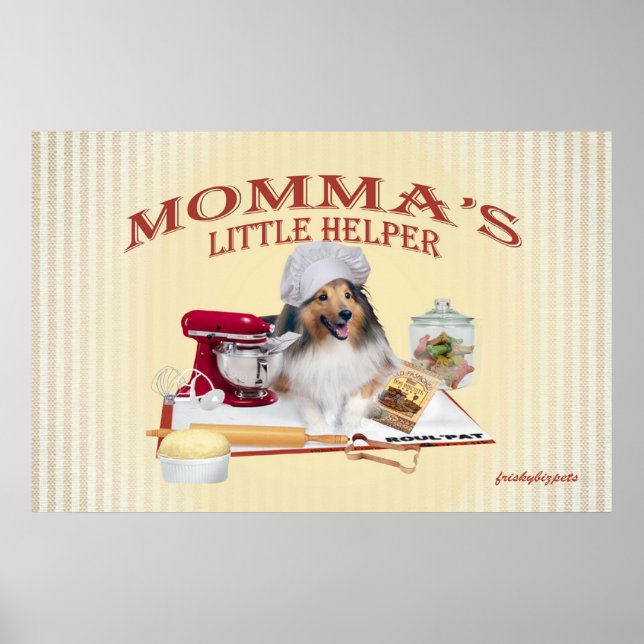 Sheltie Momma's Helper lg poster (Framsidan)