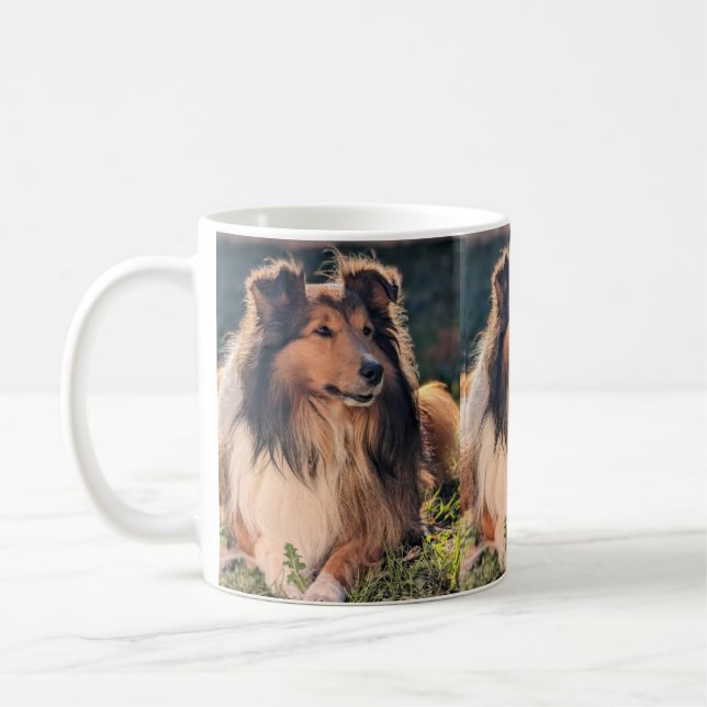 Sheltie-mugg Kaffemugg (Vänster)