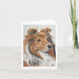 Sheltie Notecards Kort