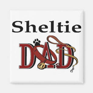 Sheltie Pappa Gifts Magnet