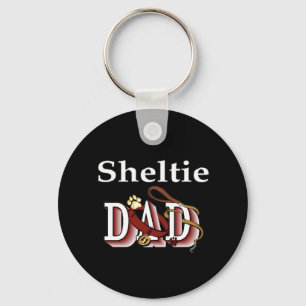 Sheltie pappa Keychain Nyckelring