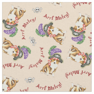 Sheltie Pirat Fabric Tyg