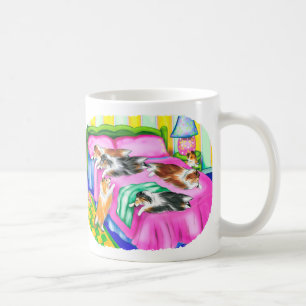 Sheltie rosakomfort kaffemugg