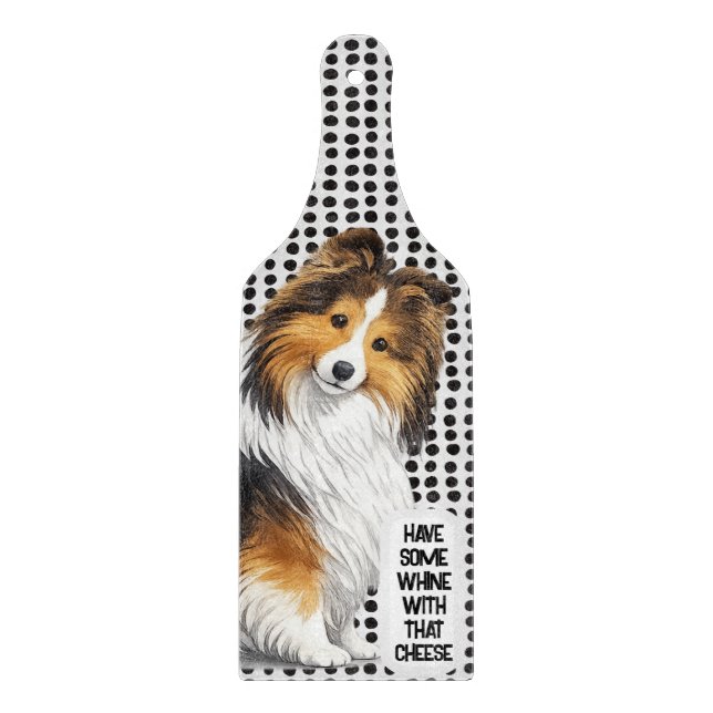 Sheltie -Sable  charcuteriebräda (Framsidan)