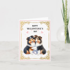 Sheltie | Shetland Sheepdog | Alla hjärtans dag Kort