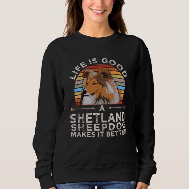 Sheltie Shetland Sheepdog Gift Idea T Shirt (Framsida)
