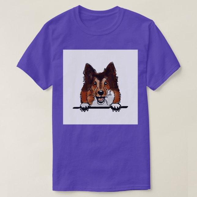 Sheltie T Shirt (Design framsida)