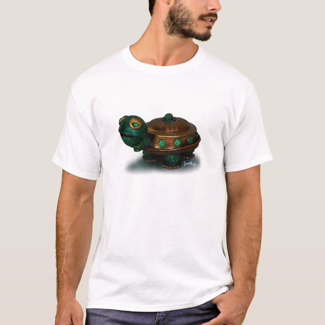 Shelton sköldpaddan tee shirt (Framsida)